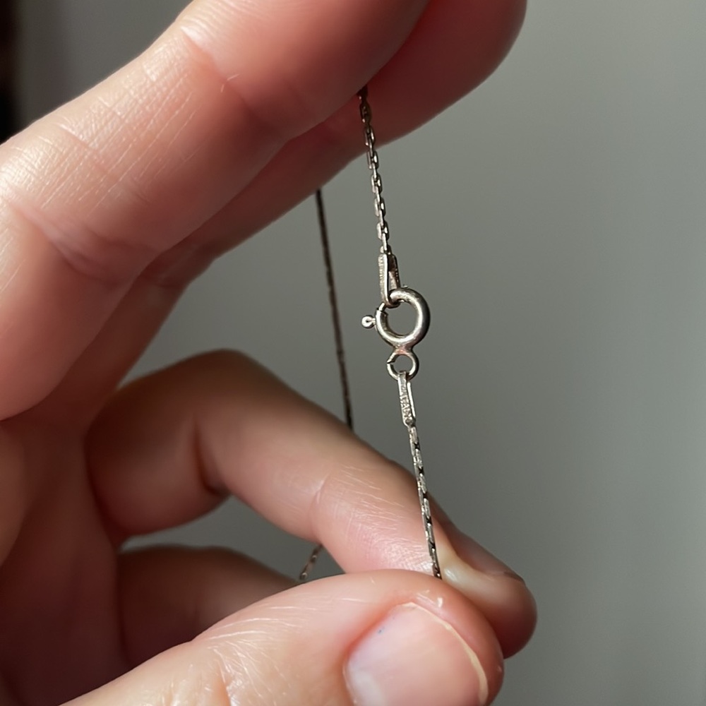 ☀️sold NFS☀️Sterling silver cross necklace - Picture 4 of 5
